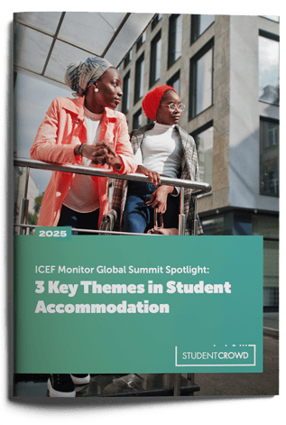 Report Cover of StudentCrowd's ICEF Monitor Global Summit Report